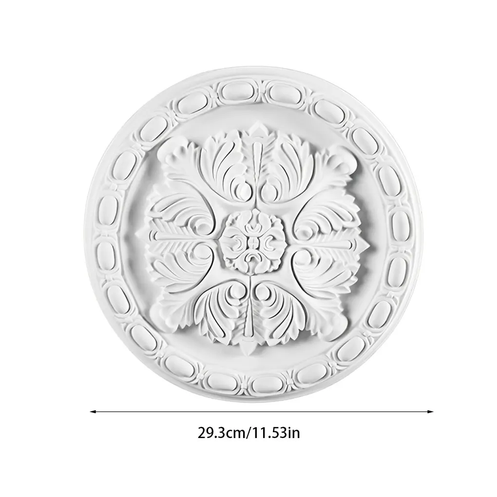 29.3 سنتيمتر الإضاءة بو السقف ميدالية غطاء السقف لوحة لوحات الزخرفية السقف الزخرفية #6