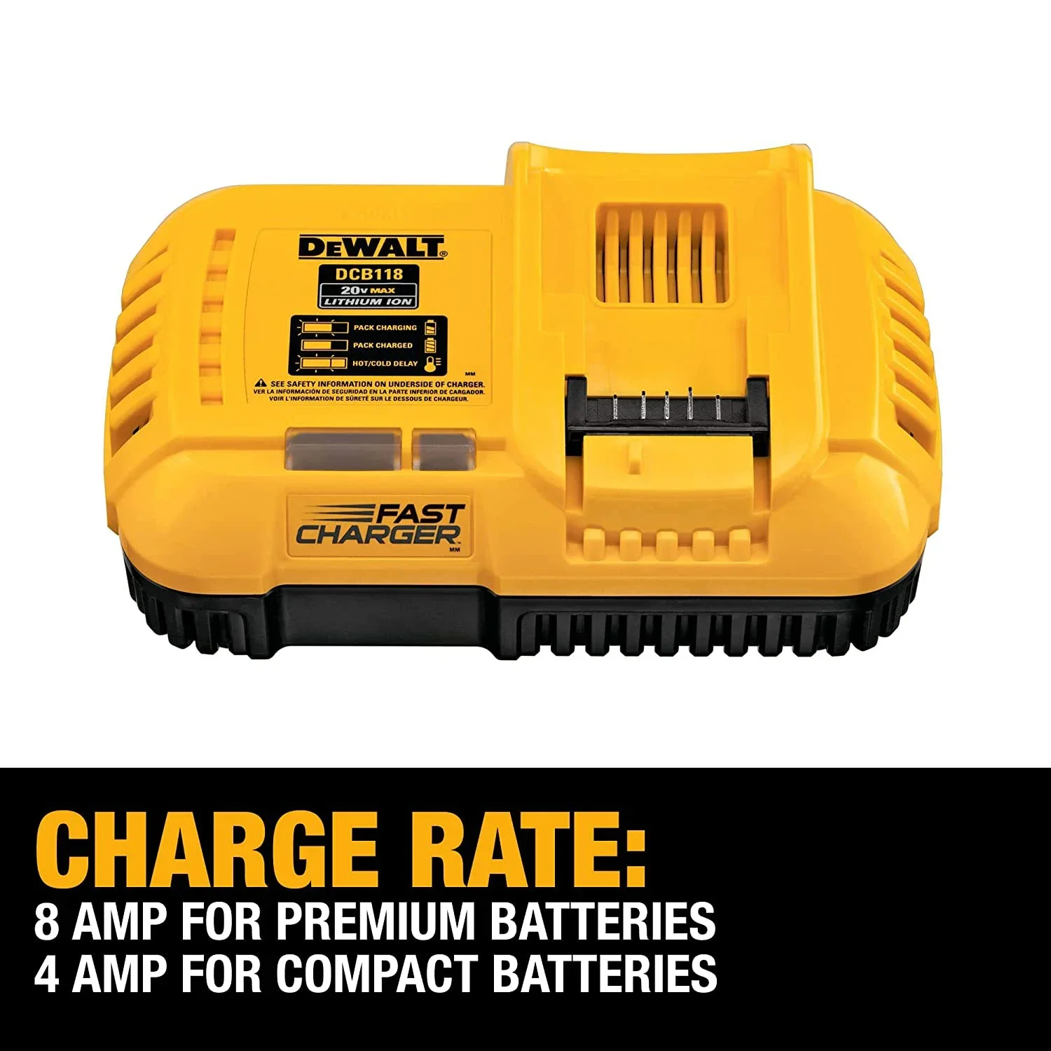 DEWALT DCB118 DCB1104 220V Charger Kits DCBP520 DCBP034 DCB208  DCB184 DCB182 DCB203 20V Lithium Li-ion Battery For Dewalt