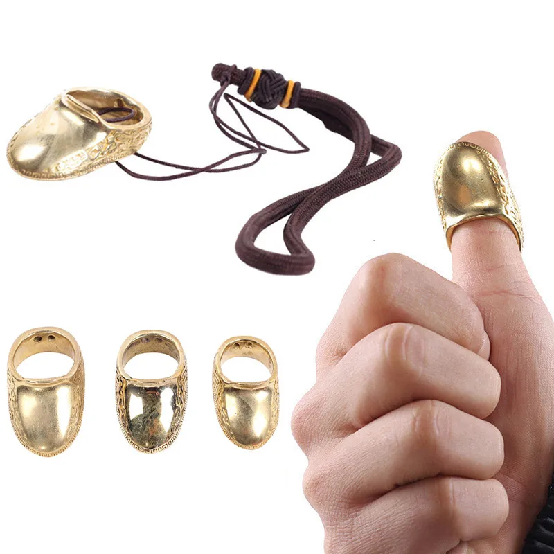 

18-22mm Brass Archery Supply Lightweight Mongolian Thumb Finger Guard Ring Buckle Hand Finger Protector Tool Archery Ring