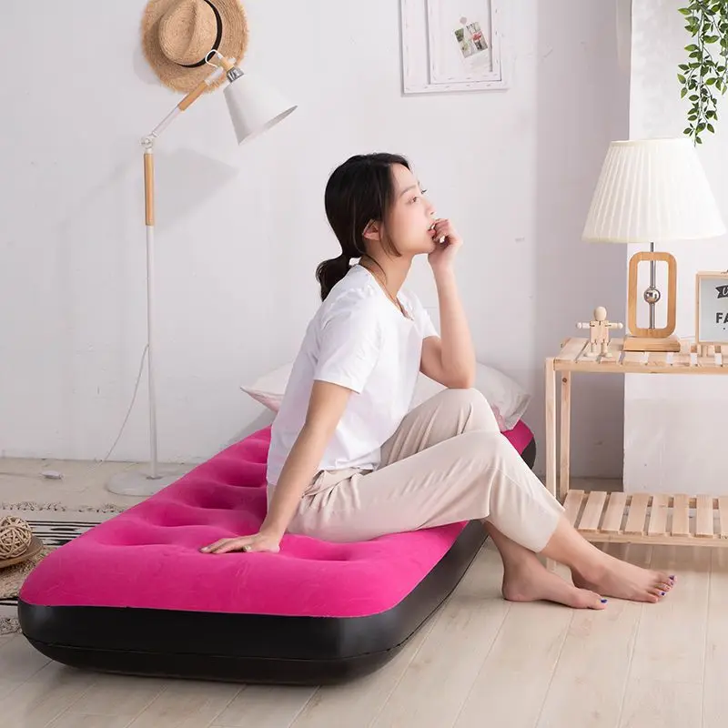 سرير منزلي قابل للنفخ، سرير هوائي قابل للطي، سرير مزدوج، سرير هوائي محمول سميك، أريكة قابلة للنفخ في الهواء الطلق