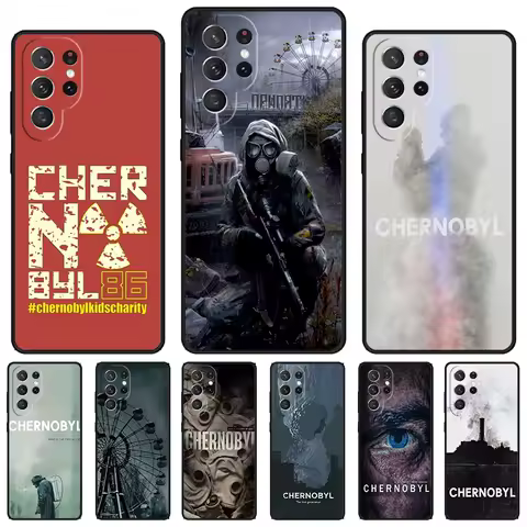TV series Chernobyl phone case For Samsung Galaxy S24 S23 S22 Ultra Note 10 20 Plus S8 S9 S10 S20 S21 FE Cover
