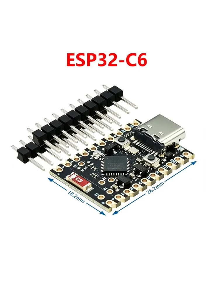 ESP32-C6/ESP32-S3 SuperMini – płytka programistyczna ESP32, ESP32-C6FH4, 4 MB pamięci flash, moduł WiFi i Bluetooth, złącze TYPE-C. — zdjęcie produktu 2
