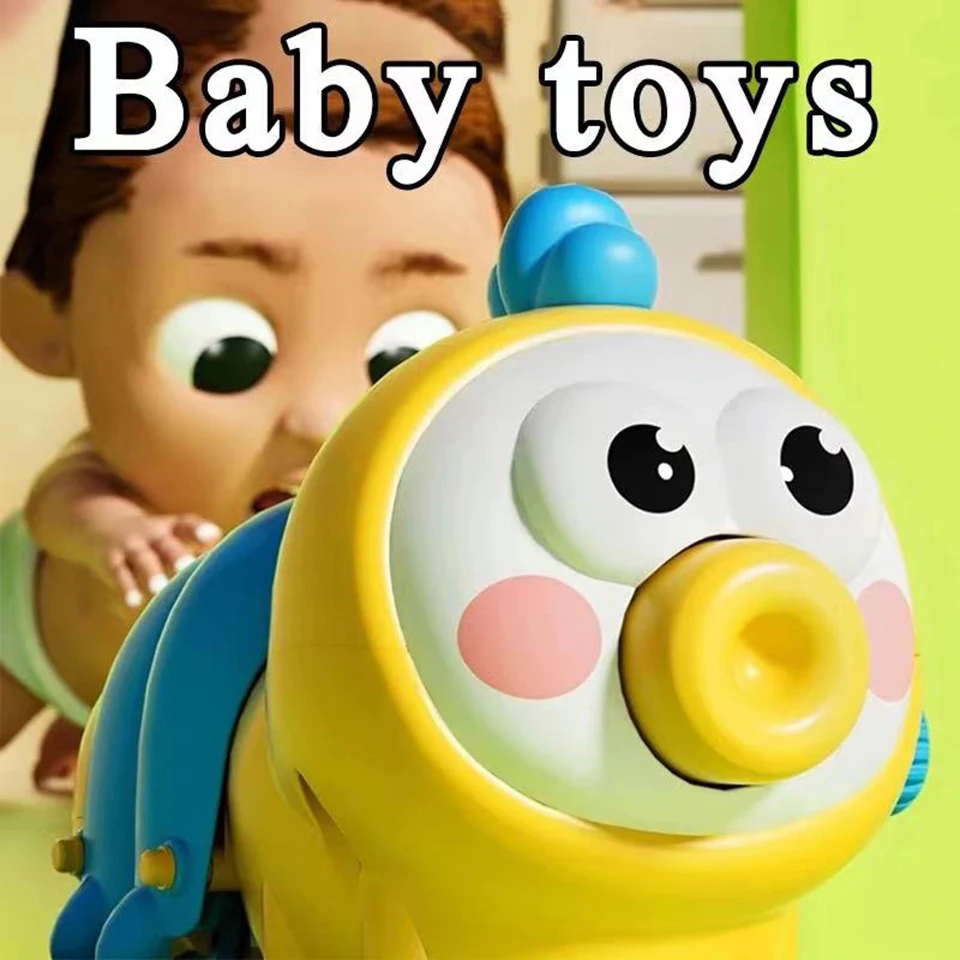 ألعاب كاتربيلر كرتونية من مادة ABS ، ألعاب زحف للأطفال ، مرح ، تعلم ، عمر 0-3 سنوات