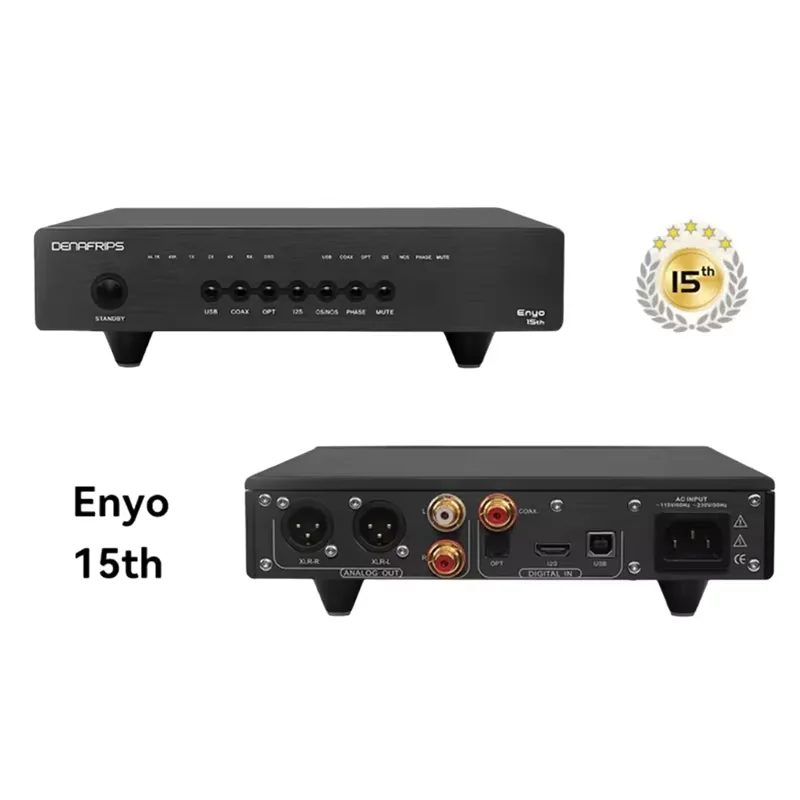 

Denafrips Enyo 15th digital audio decoder R2R architecture entry-level DAC supports DSD and PCM decoding up to 1536KHZ