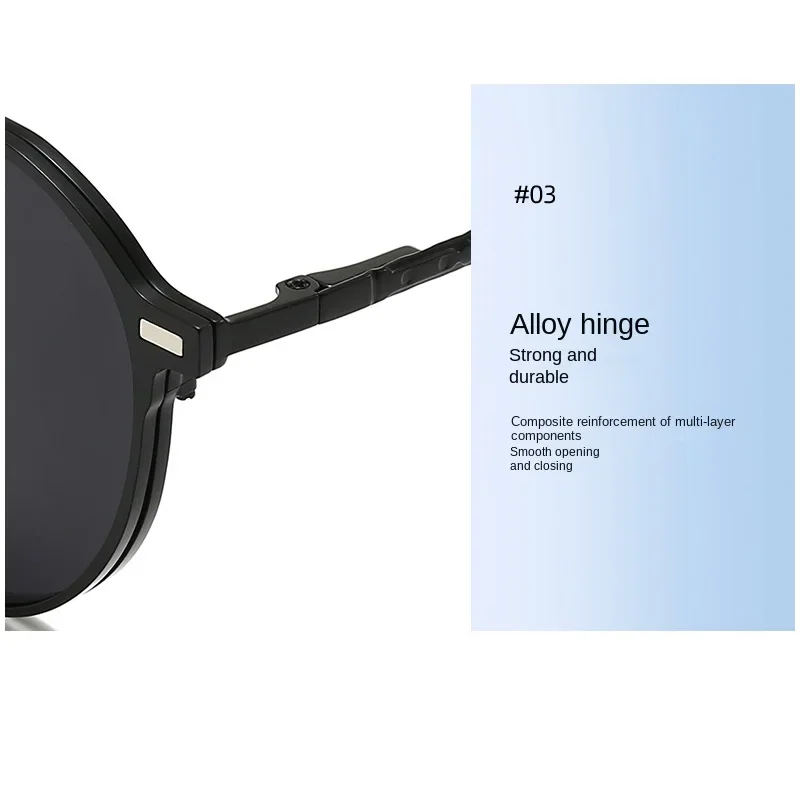 Oval 3 IN 1 Frame PolarizcL Clips Glasses Magnetic On Glasses Metal Legs Optical Eyeglass Magnet Eyeglasses  Anti Blue Light