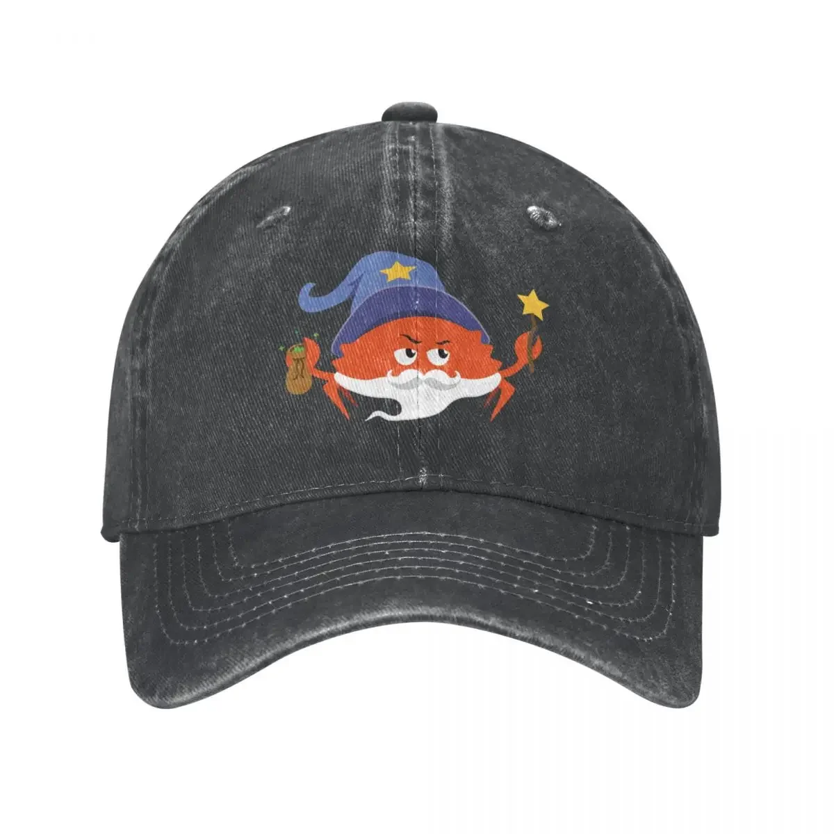 Rust Programming Language - Ferris the Wizard Cowboy Hat Anime Hat Fluffy Hat Ball Cap Luxury Cap Golf Wear Men Women's