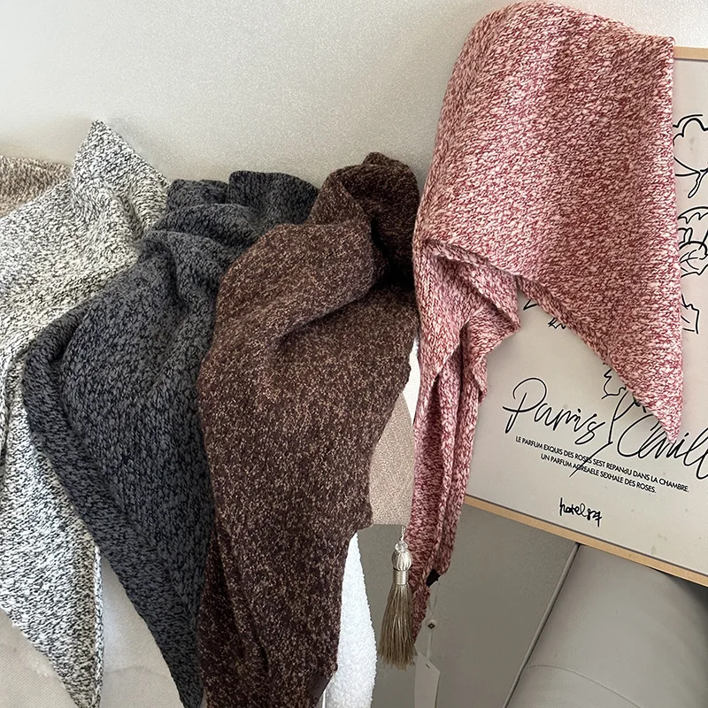 

Scottish Duncan Shawl High-Quality European and American Style Triangle Scarf Winter Warm Wool Scarf Outdoor Elegant Shawl