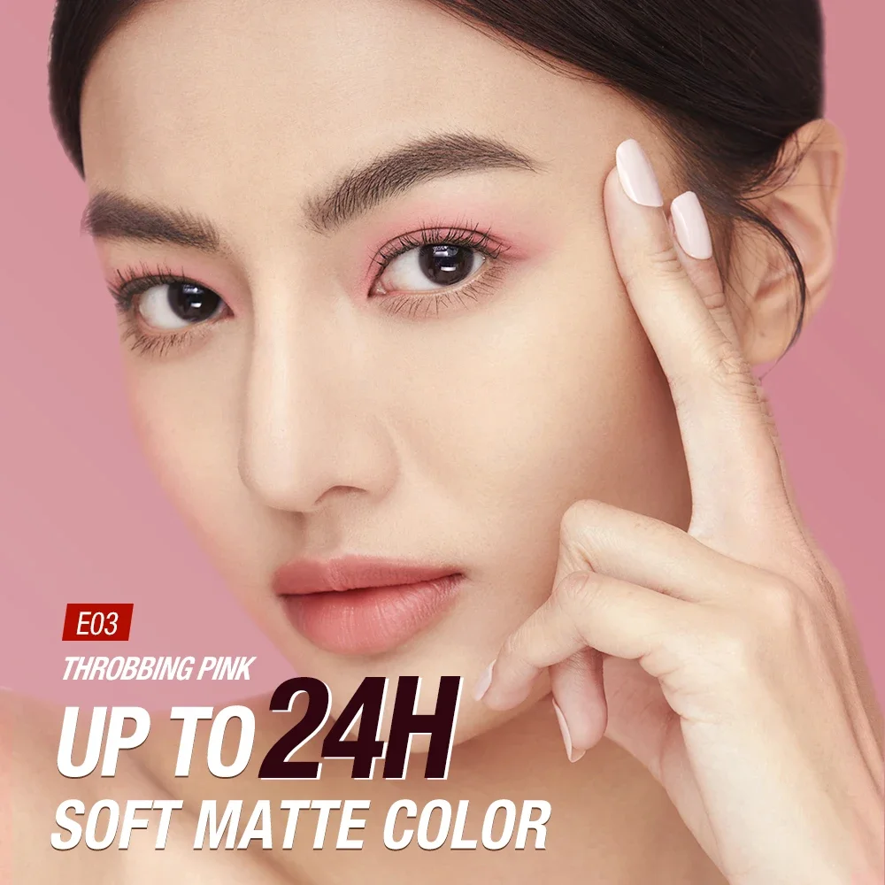 Todas as ocasiões Sombra líquida de longa duração à prova de manchas alto pigmento brilhante fosco data de trabalho maquiagem de viagem