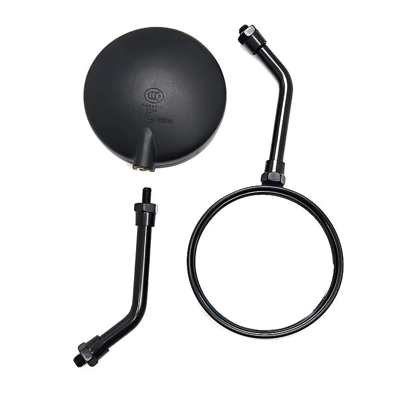 AliExpress JPMotor Accessories Motorcycle Mirrors Universal 10mm Scooter E-Bike Cafe Racer Retro Rearview Mirrors Adjustable ABS HD Vision Side Mirror