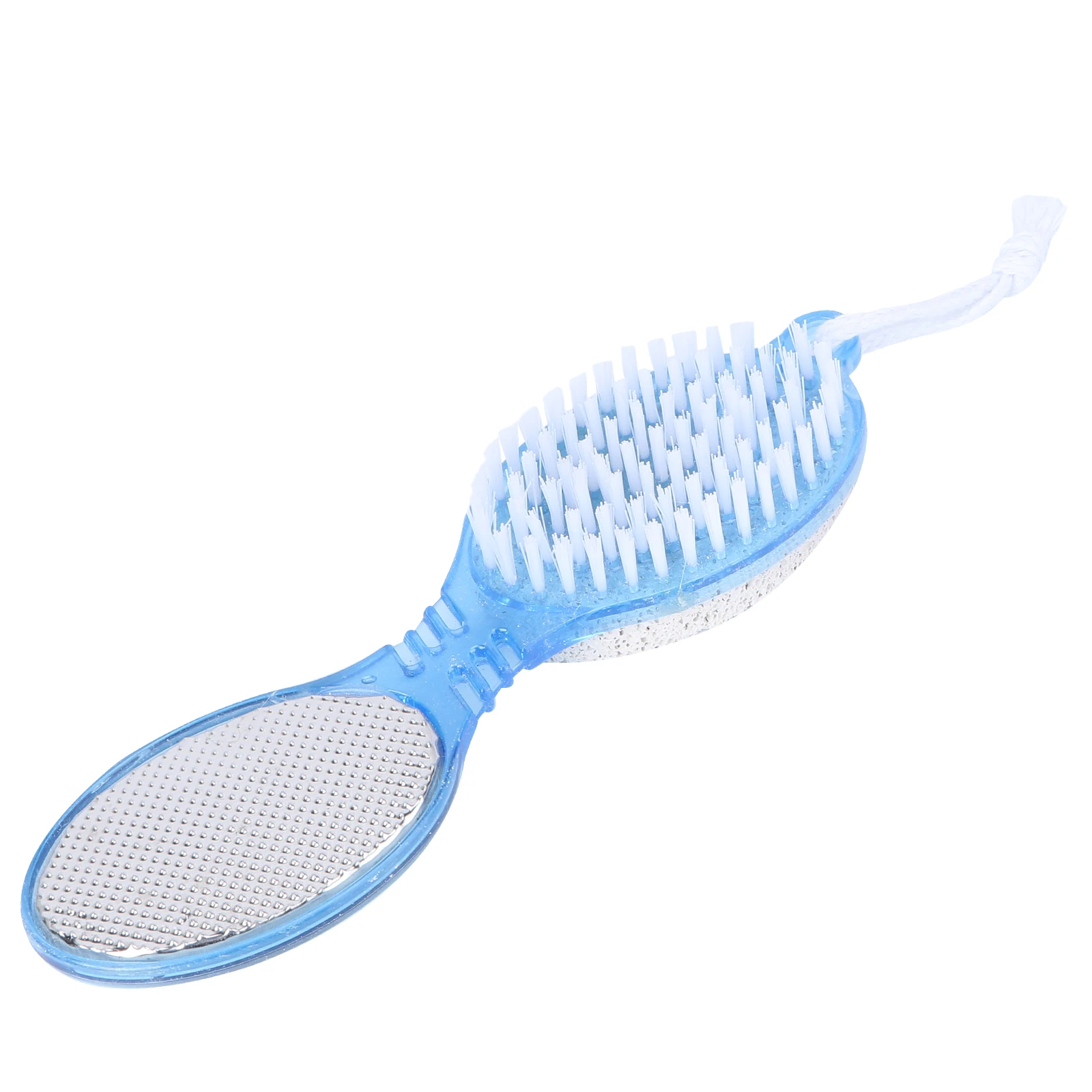 

4 in 1 Foot File Pad Pumice Stone Nail Brush Callus Reducer Dead Skin Removal Tool Smooth Refine Feet Home Spa Routine