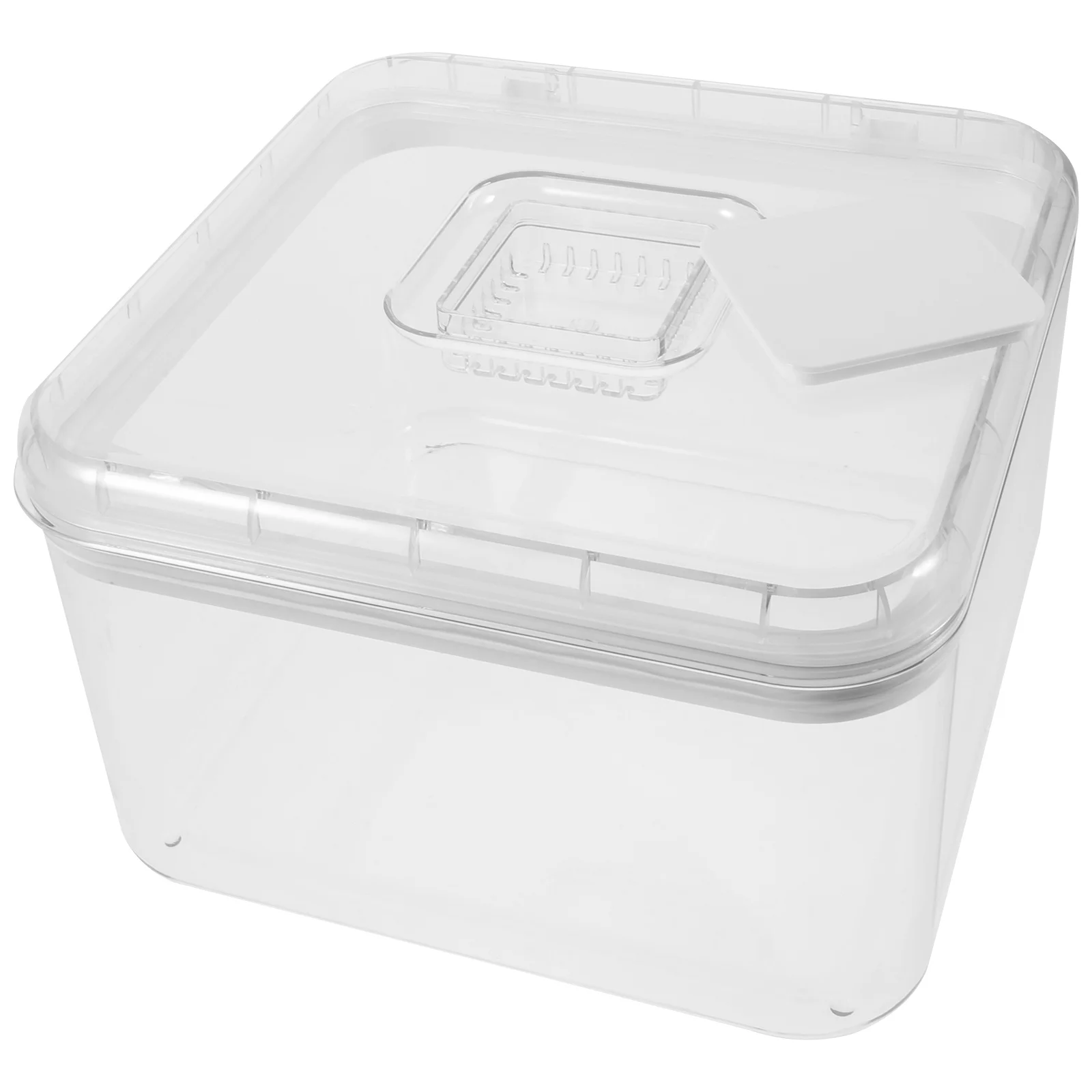 

Large Capacity Rice Container Airtight ABS Material Storage Box for Rice Cereal Grain Sealed Food Storage Bin