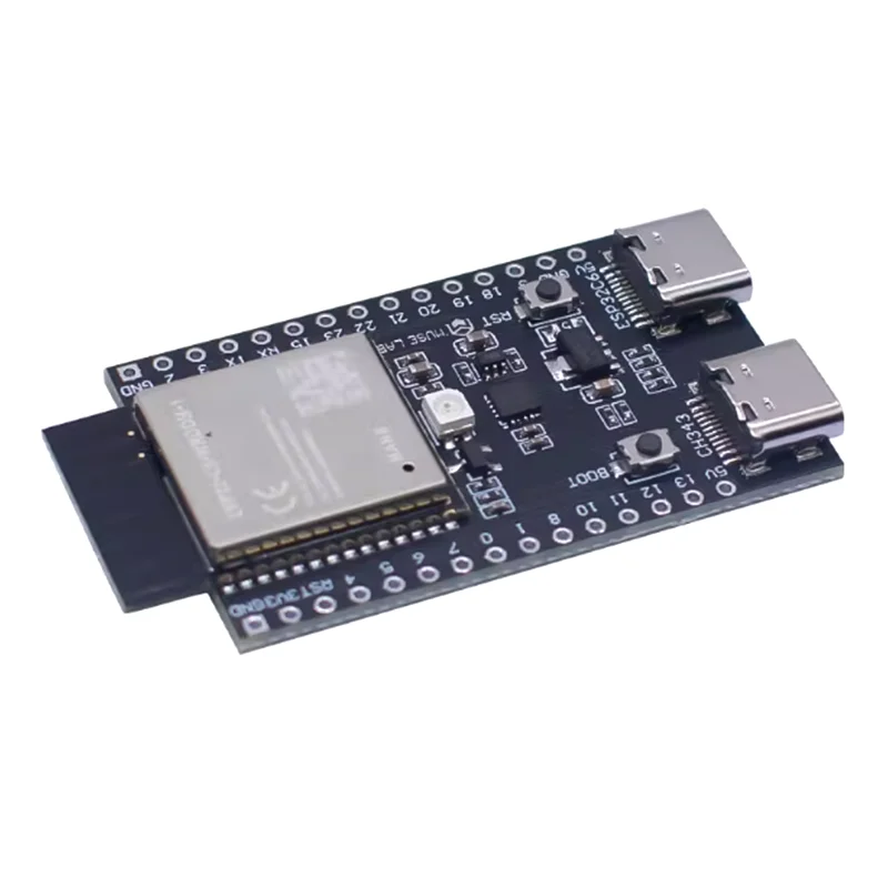 ESP32-C6 ESP32 WiFi+Bluetooth Internet Of Things Dual Type-C Development Board ESP 32 Core Board ESP32-C6-DevKit C For Arduino