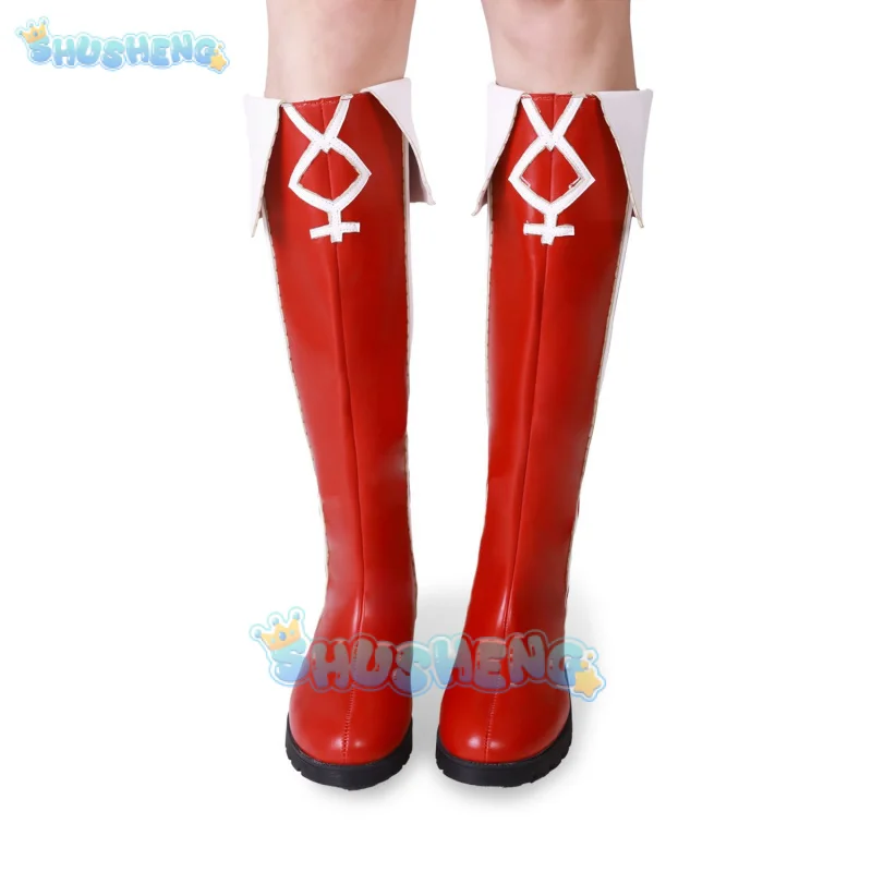 أحذية أنيمي كوسبلاي من Puella Magi Madoka Magica ، دعامة ساكورا كيوكو ، أحذية كرنفال الهالوين