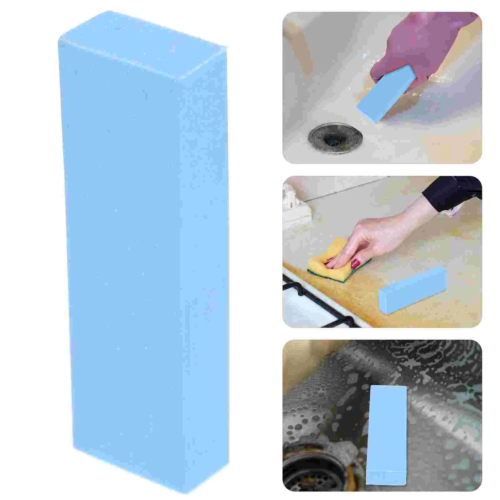 

Stainless Steel Cleaning Eraser Rubber Abrasive Stone Kitchen Scrubber Bathroom Cleaner Tile Polishing Pads Glass Bowl