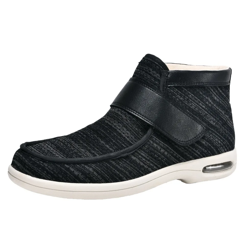 TWBEB, zapatos ortopédicos Unisex de invierno, pies anchos, hinchados, nueva versión del pulgar, ajuste, zapato para caminar para diabéticos suave y cómodo