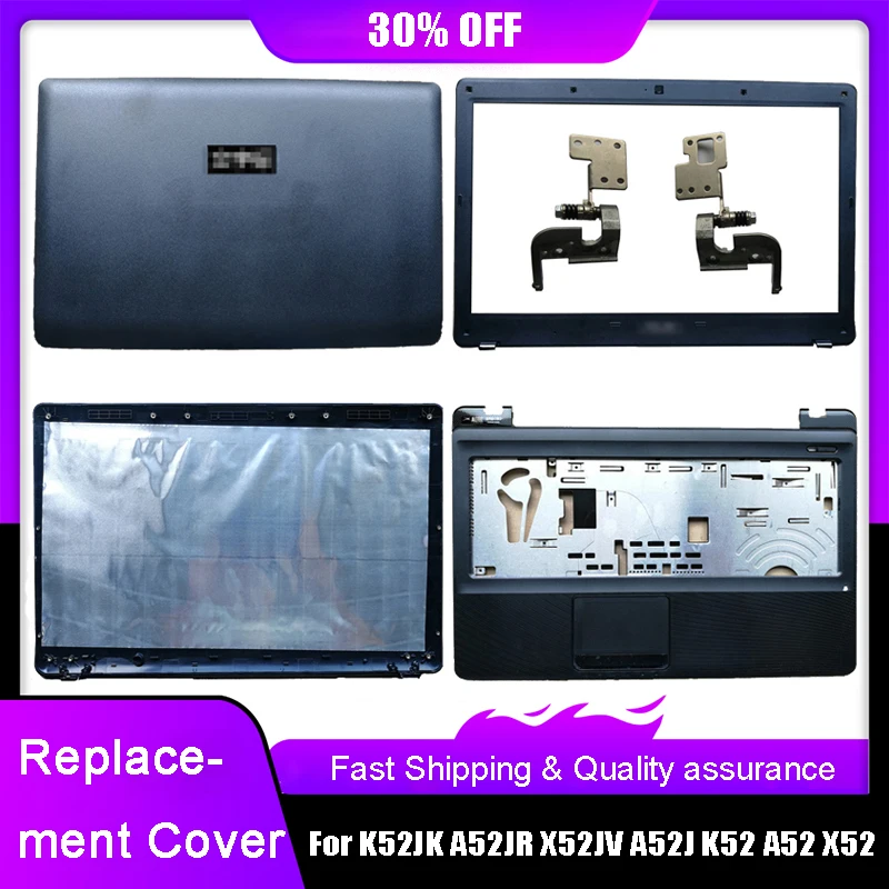 Imagem -01 - Laptop Lcd Back Top Capa para Asus Front Bezel Palmrest Substituição Superior Tampa Traseira Dobradiças K52jk A52jr X52jv A52j K52 A52 X52 Novo laptop lcd back top capa para asus front bezel palmrest substituicao superior tampa traseira dobradicas k52jk a52jr x52jv a52j k52 a52 x52 novo 01