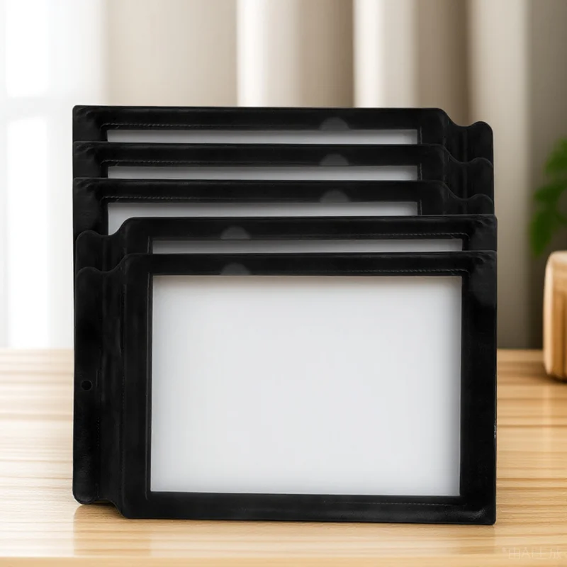 

5Pcs Ultra-Thin Magnifying Sheets Portable Reading Magnifier Sheets for Elderly Book Reader Full Page Magnifier for Reading Aid