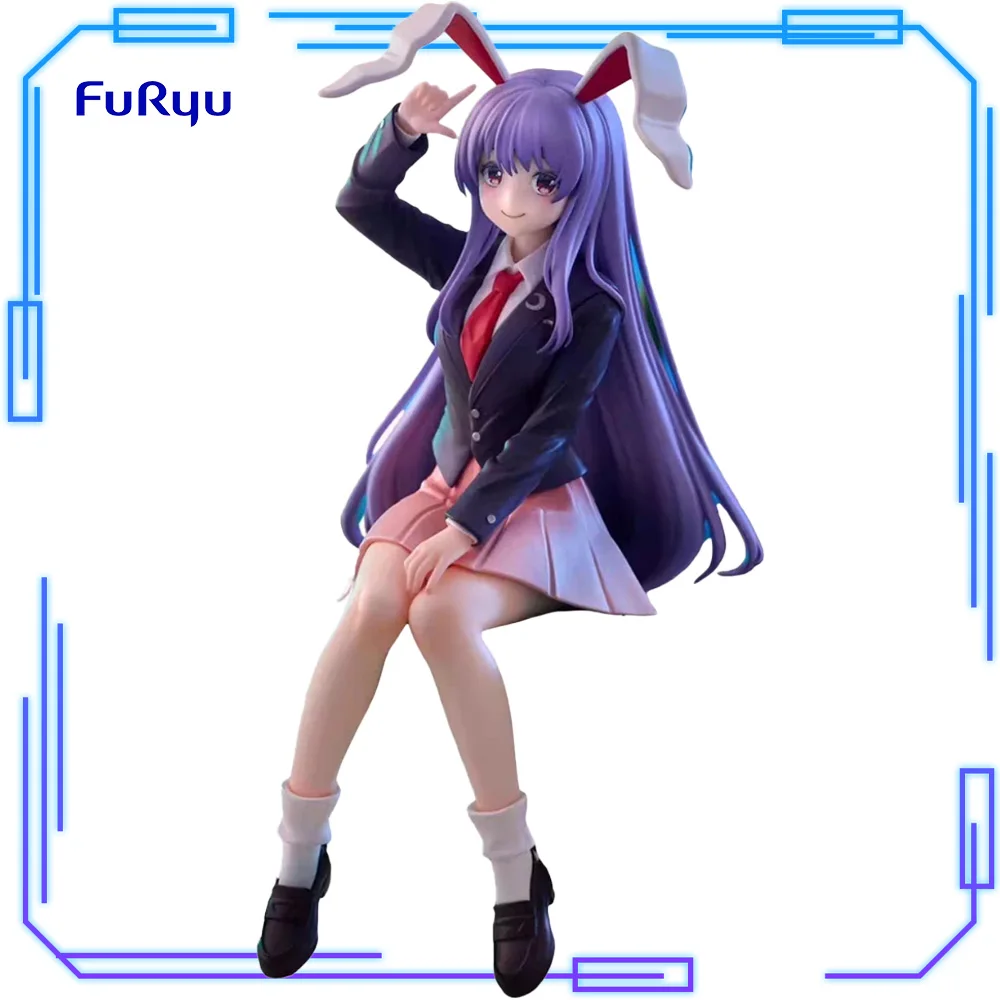 

В наличии FuRyu, оригинальный проект Touhou, Reisen Udongein Inaba, стопор для лапши, фигурка 15 см, коллекция аниме, модель игрушки в подарок
