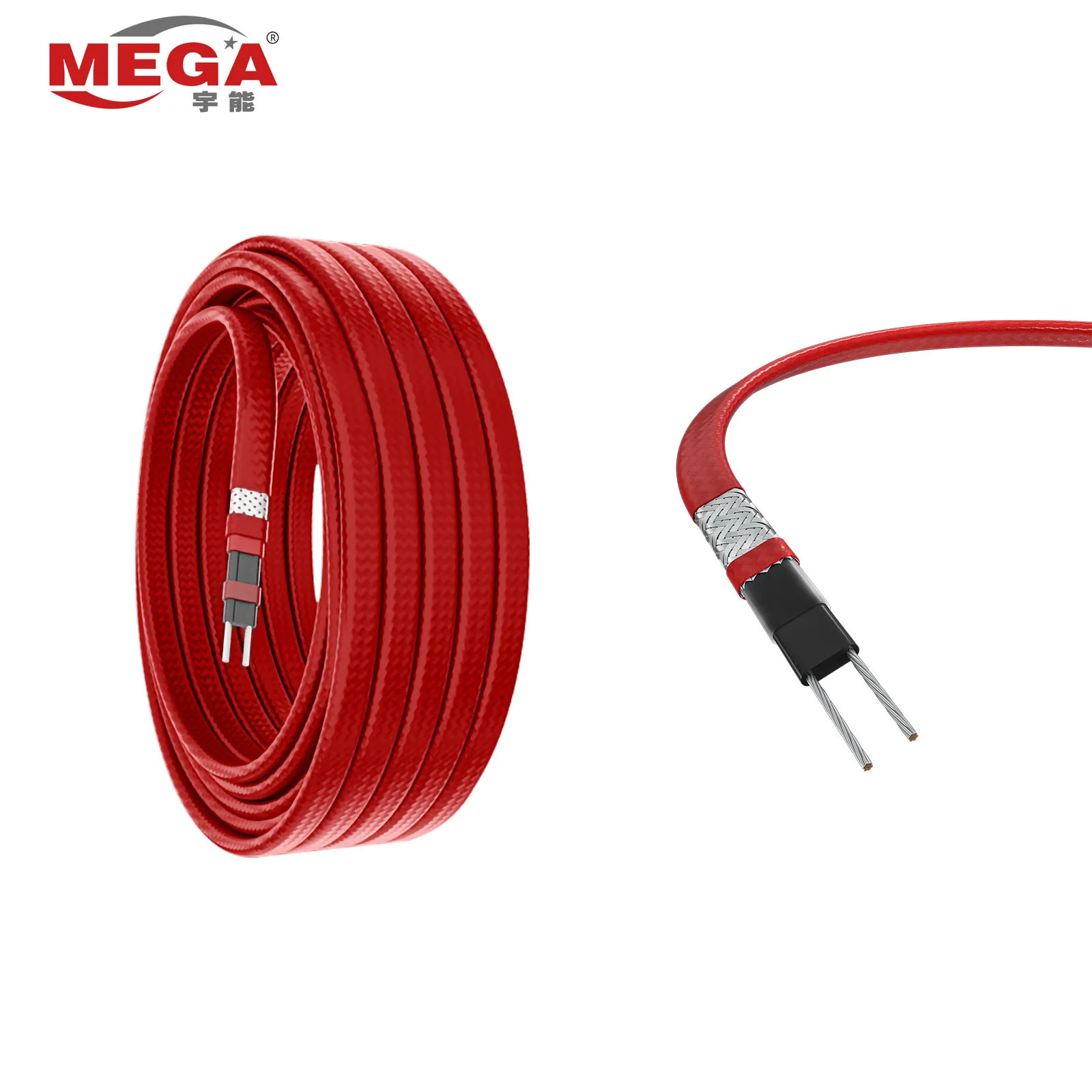 20W/m Low Temperature Self-regulating Heating Tape Snow Melting Drain Water Pipe Freeze Protection Heat Cable