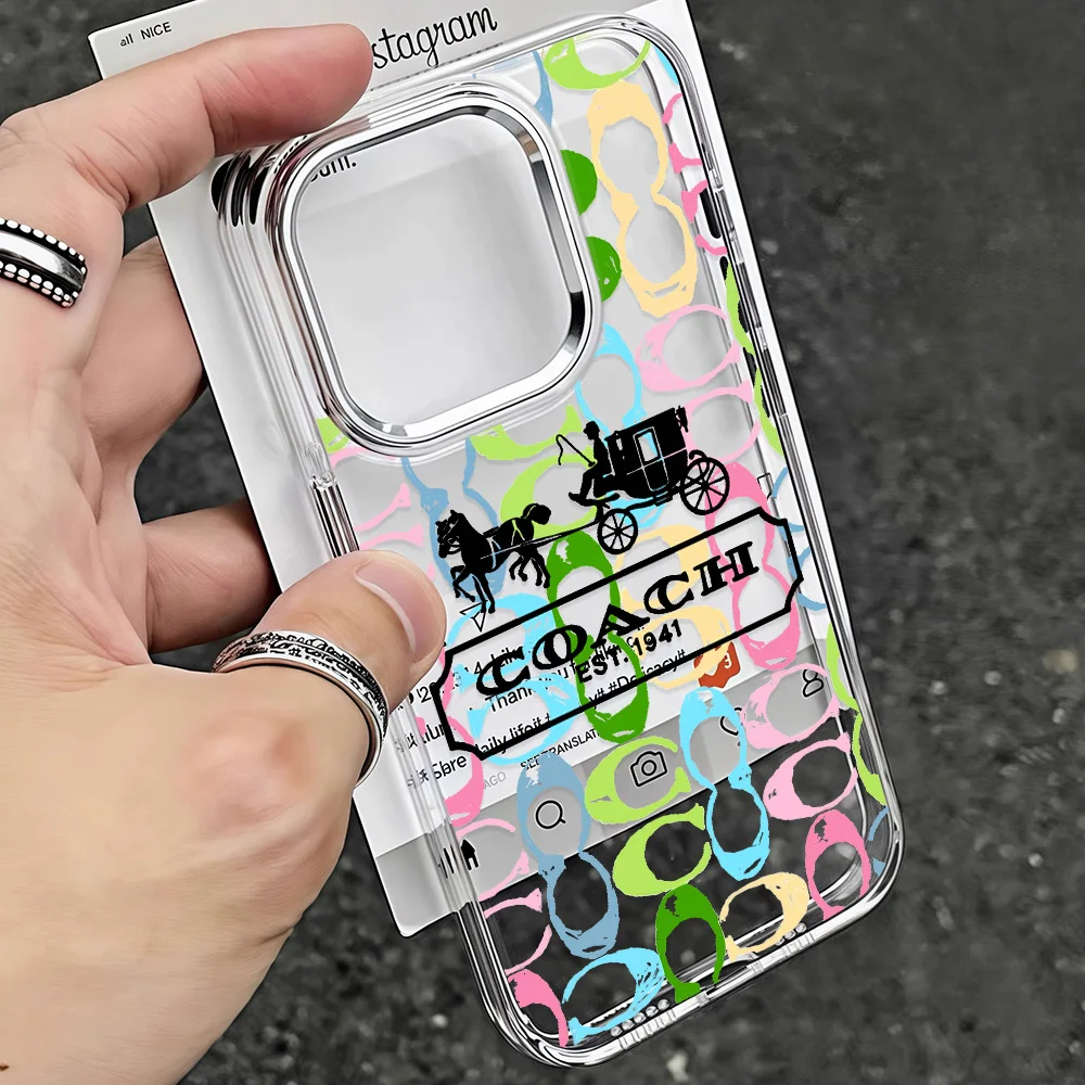 Luxury C-Coach-s Cherries Hot Phone Case For IPhone 18 17e 17 16 16e 15 14 13 12 11 Mini Pro Max X XSMax 7 8 Air Plus Back Cover