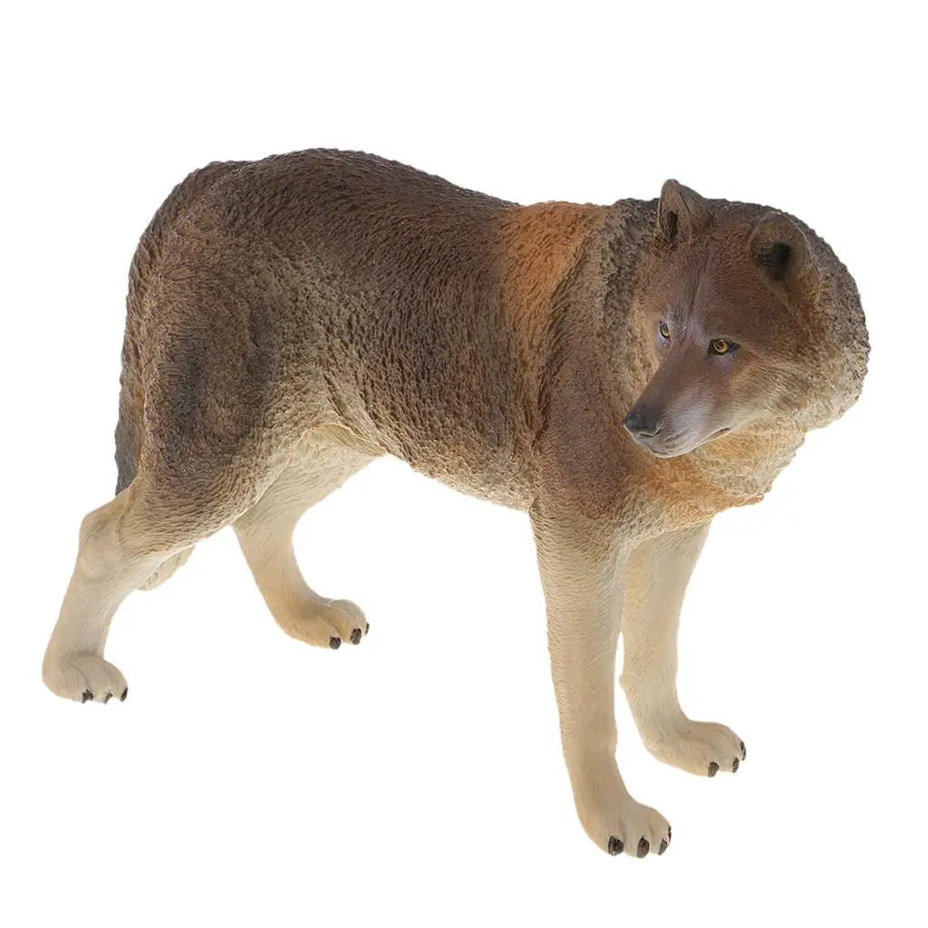 

Realistic Wolf Animal Figure Toy PVC Simulation Model for Home Decoration and Storytelling Props