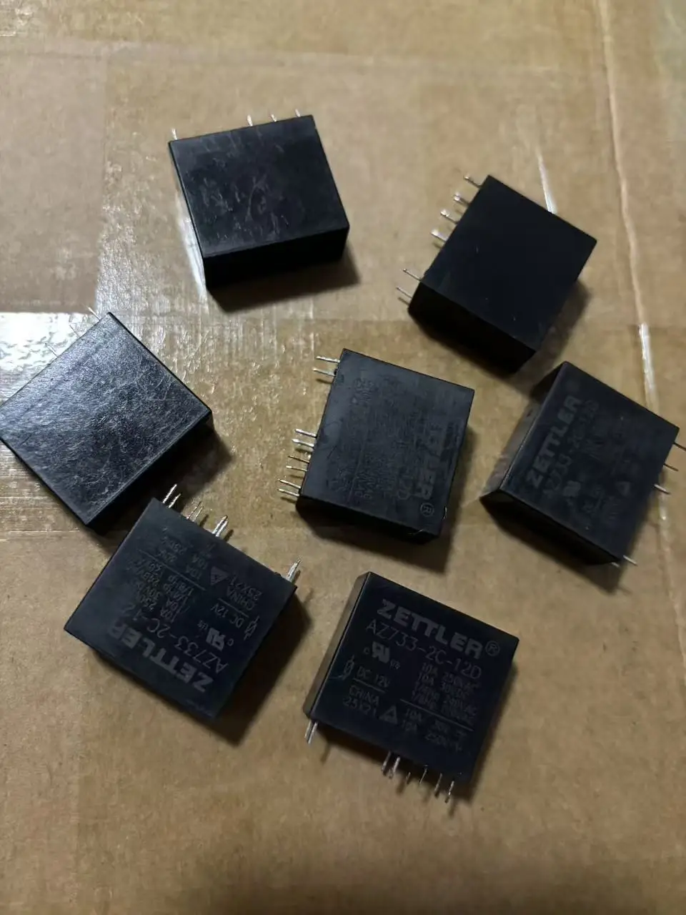 10PCS/LOT AZ733-2C-12D DC Electromagnetic Relay 8-Pin 10A250VA