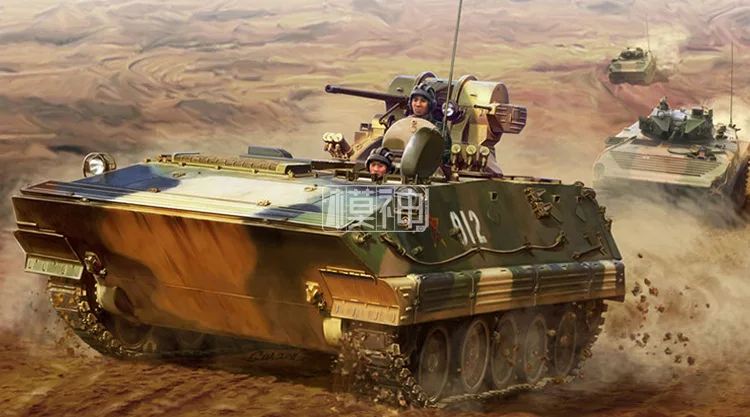 

1/35 Китай ZSD90 Бронированный гусеничный переносчик Военная сборная модель Армейский боевой автомобиль