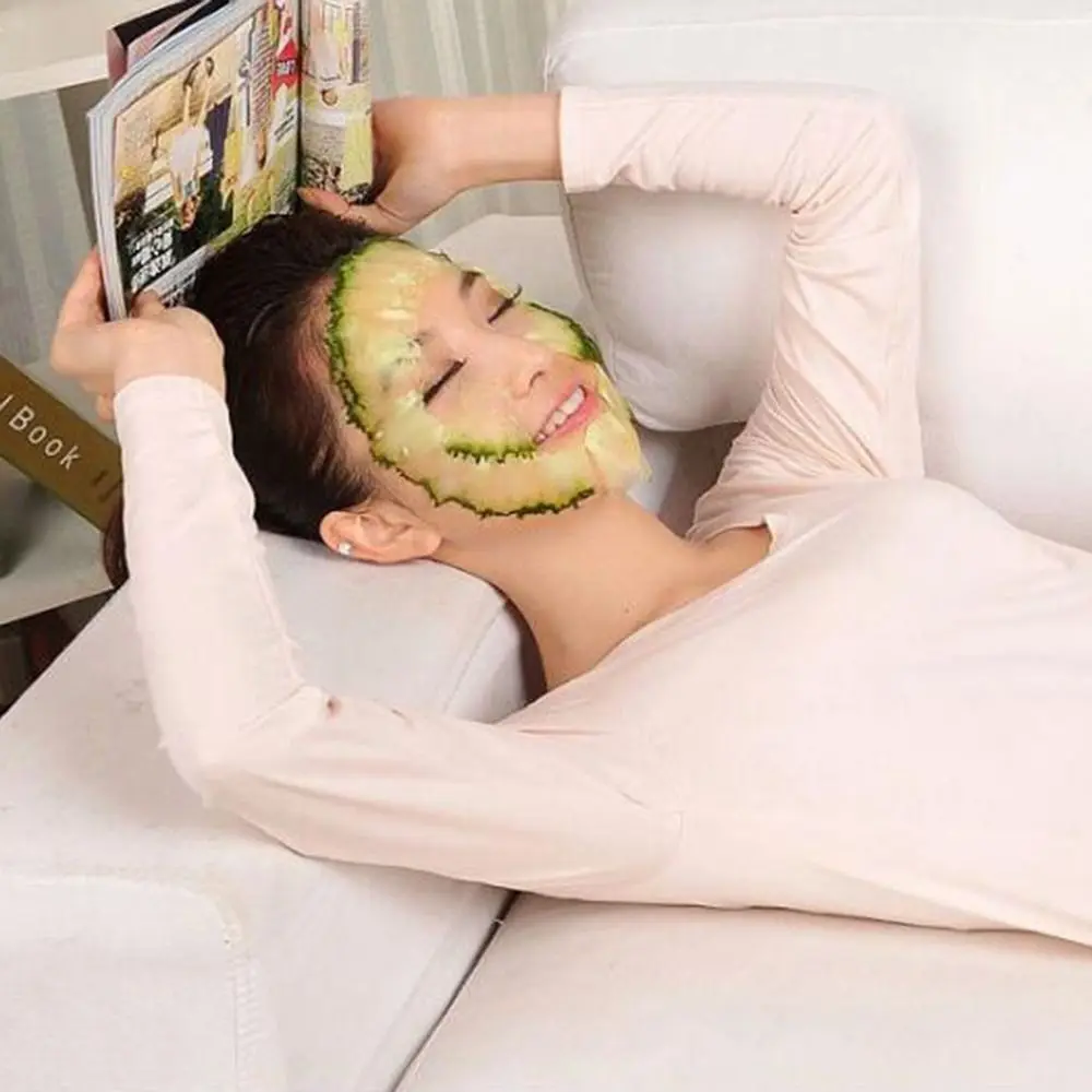 Manual Cucumber Mask cutter Rotating Facial Skin Care Cucumber Slicer with Mirror Thin Kitchen Gadget Accessories Beauty Tool