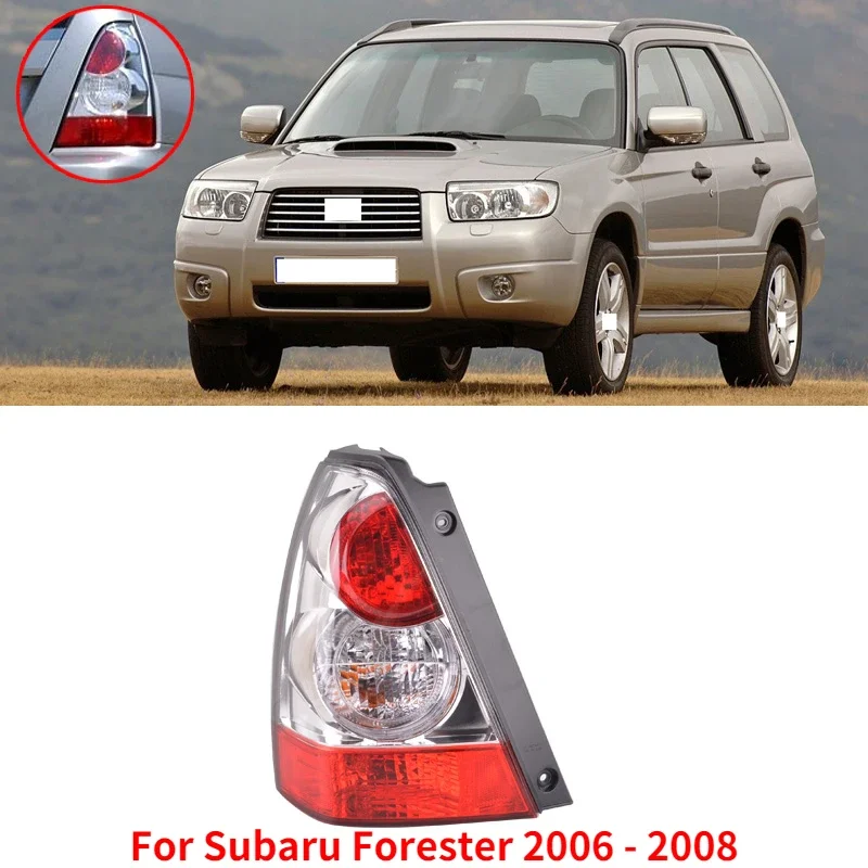 

CAPQX Rear Bumper Taillight Taillamp Brake Light For Subaru Forester 2006 2007 2008 Tail Lamp Tail Light Stop Light