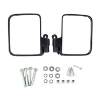 For Club Car EZGO Yamaha & others Golf Cart Side Mirrors, Rear View Mirror
