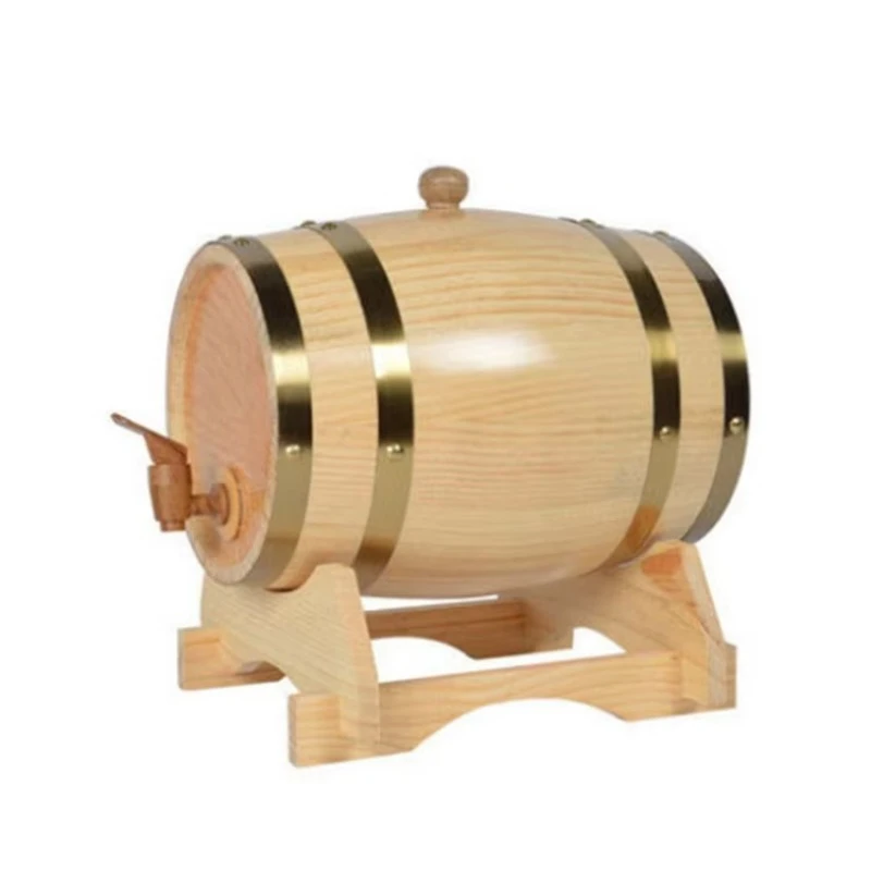 

3L/5L/10L/20L/30L/50L100L/150L Oak Barrel Household Wooden Red and White Wine Beer Barrel Furniture Wine Barrel For Sale
