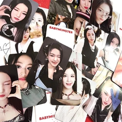 6 pz/set K-pop Babymonster Album Babymonster Lomo Card Fan Gift Ahyeon Haram Roora Ruka Asa cartolina Photo Card Kpop