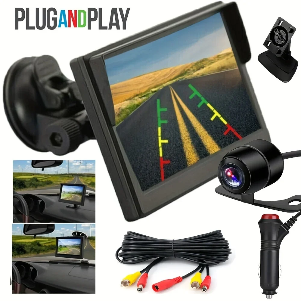 

5-inch Desktop HD Display Mini Rear View Reverse Camera Set