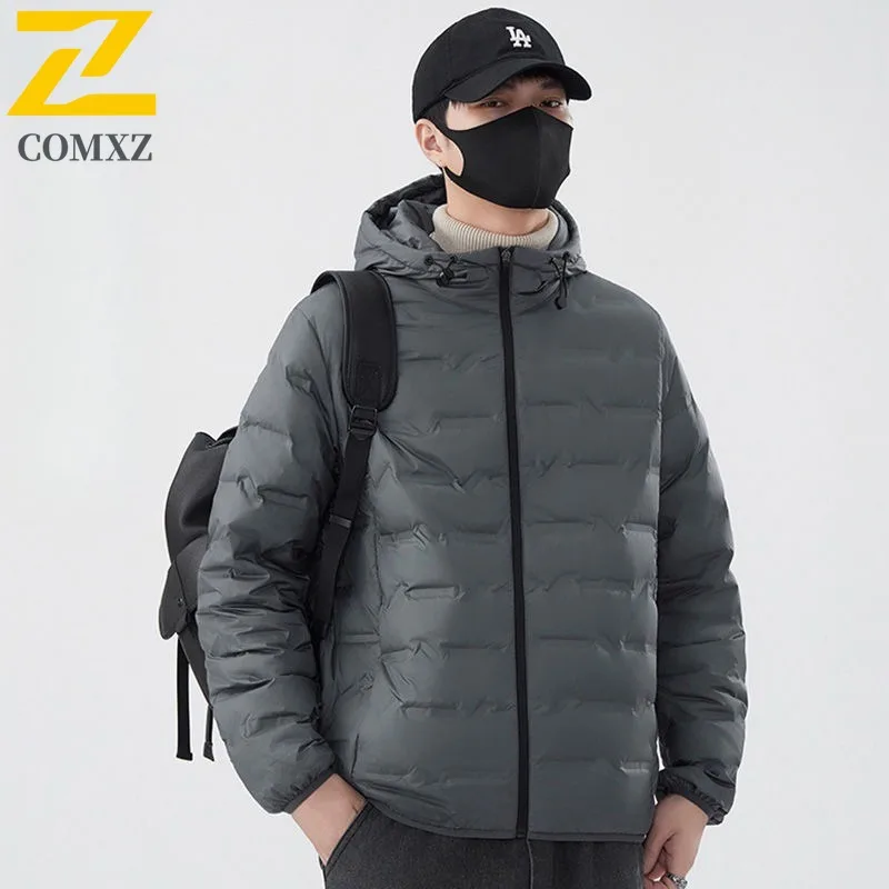 

Мужская куртка с воротником-стойкой, двусторонняя парка с хлопковой подкладкой на флисовой подкладке, теплая двусторонняя зимняя куртка для кемпинга и рыбалки на открытом воздухе