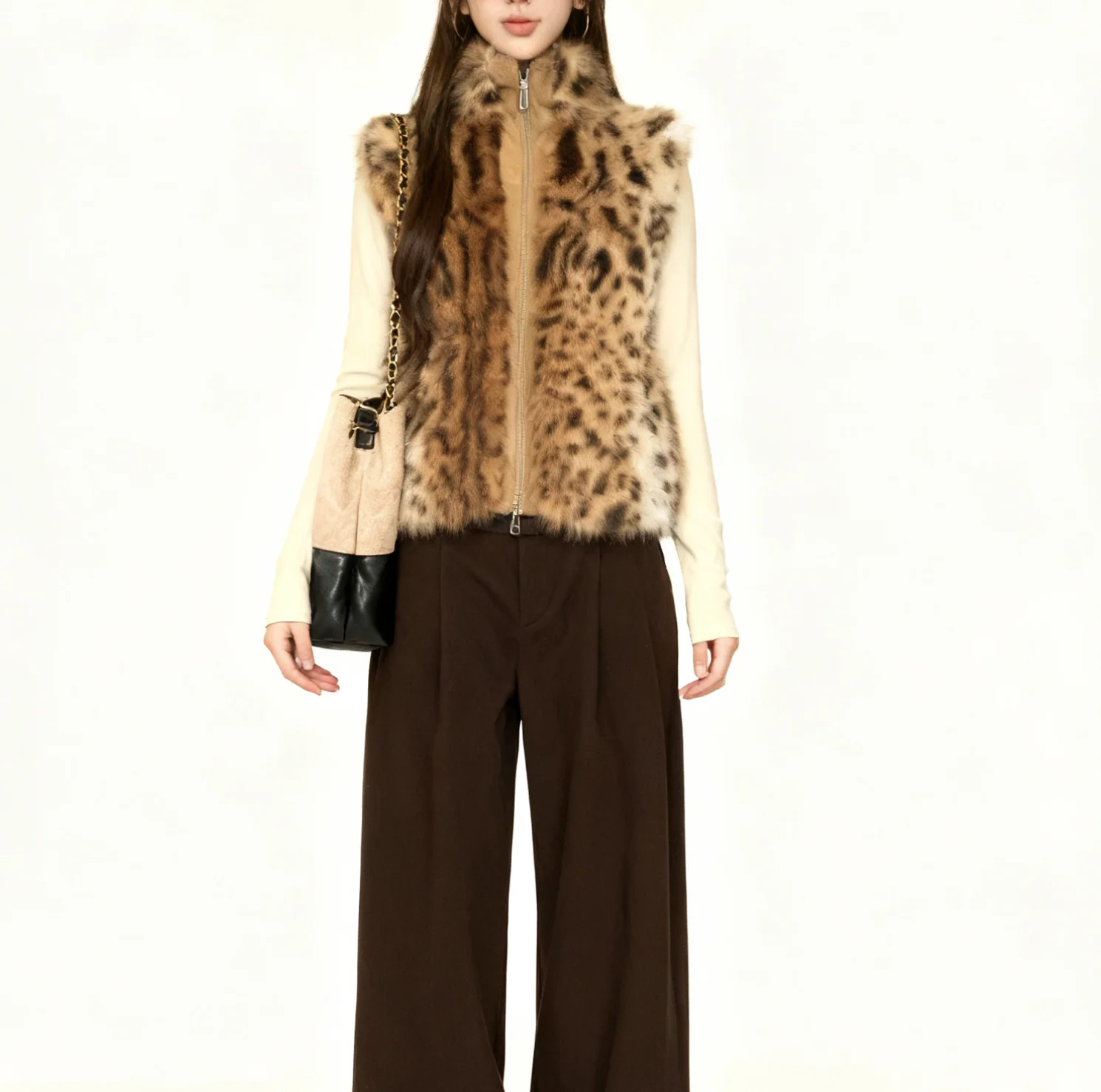 

Vests Waistcoats Thick Womens Waistcoat For Woman 2025 Summer Open-Knit Snap Transparent Slimming Ethnic Ulzzang Clubwear Trendy