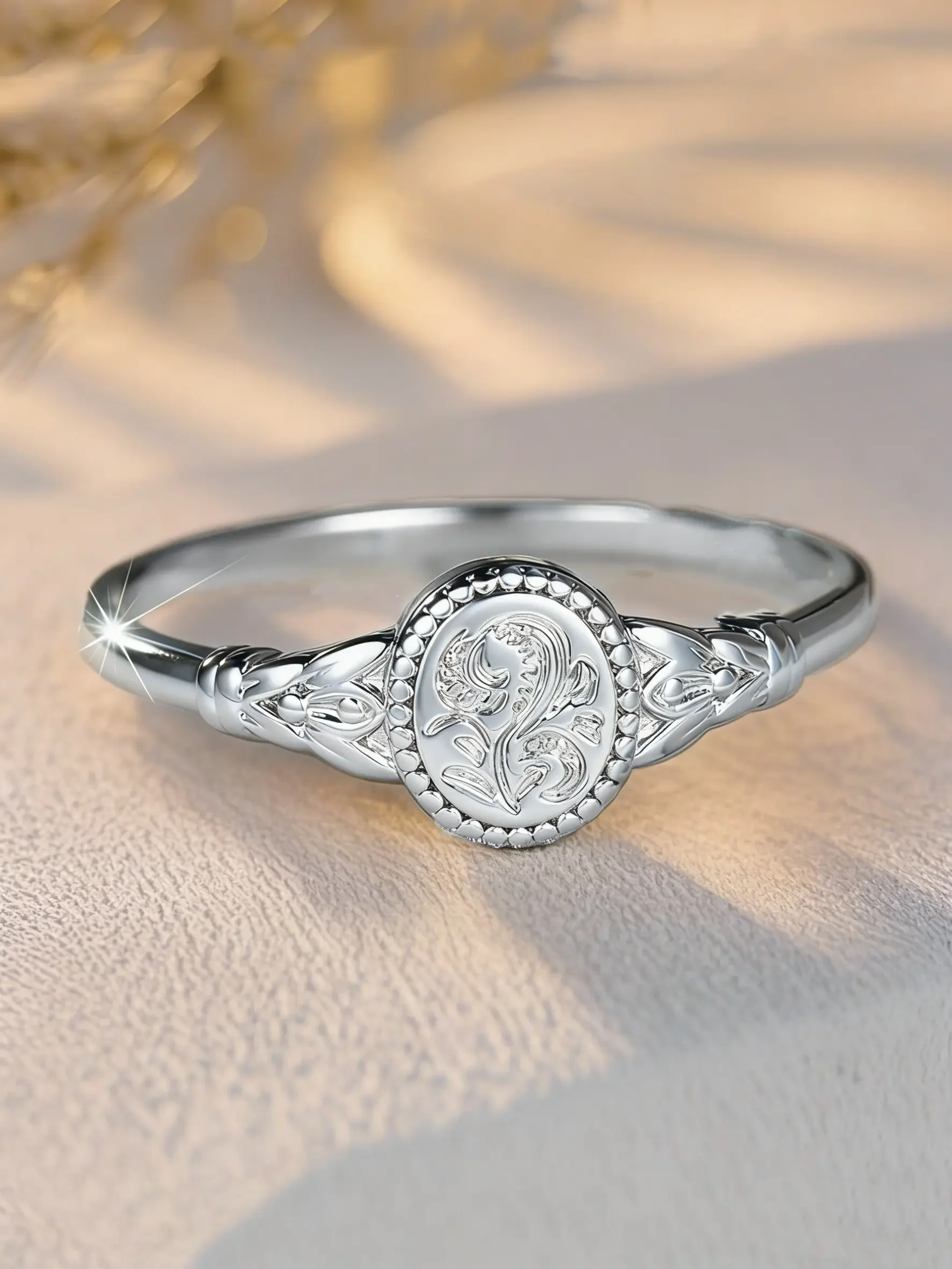 Women's Elegant Flower Engraved Ring, Exquisite Trendy Ring, Fashionable Jewelry for Women As Birthday Anniversary Gift, Gift Ready, Rose Flower Ring, Jewelry Rings