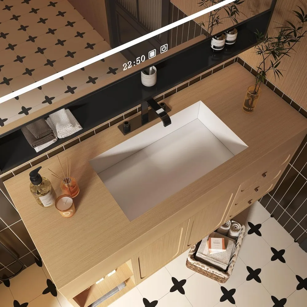 ورق جدران من الفينيل مصنوع من خشب البلوط السميك مقاوم للماء وقابل للإزالة وقابل للتقشير واللصق ورق اتصال بني فاتح 48x197 لديكور المنزل