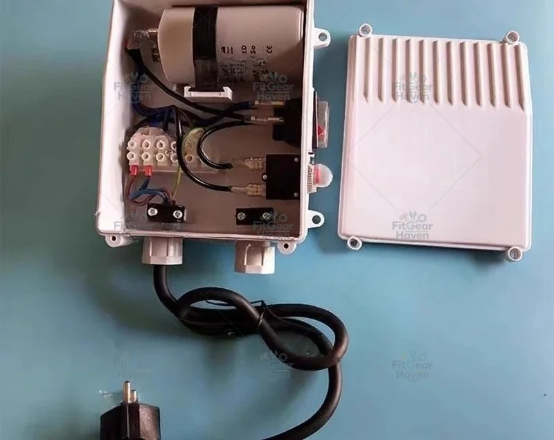 Stainless Steel Deep Well Pump External Capacitor Box Single Phase 0.37-2 2KW Water Pump Capacitor Controller Junction Box