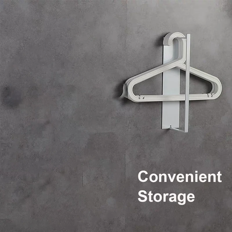 Gantungan baju magnetik, Gantungan pengering samping, rak batang gantungan penyimpanan dan pengaturan ruang cucian