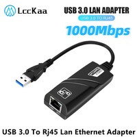 USB 3.0 To Rj45 Lan Ethernet Adapter USB3.0 Wired Network Card 10/100/1000Mbps Network Cable for Xiaomi Mi Box PC Laptop Windows