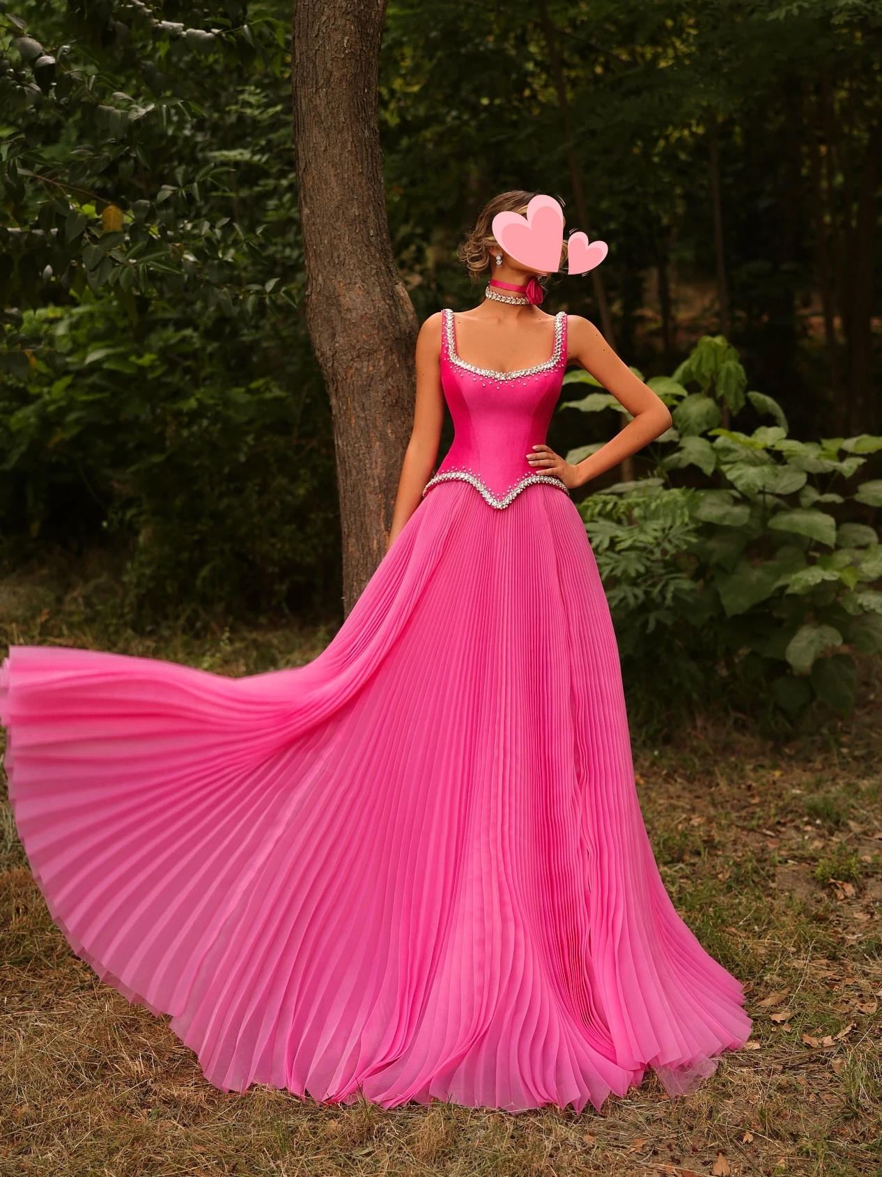 

Other Shore Elegant Vintage Sweet Rose Red Crystal Ruffle A-Line Customized Formal Occasion Prom Dress Evening Party Gowns