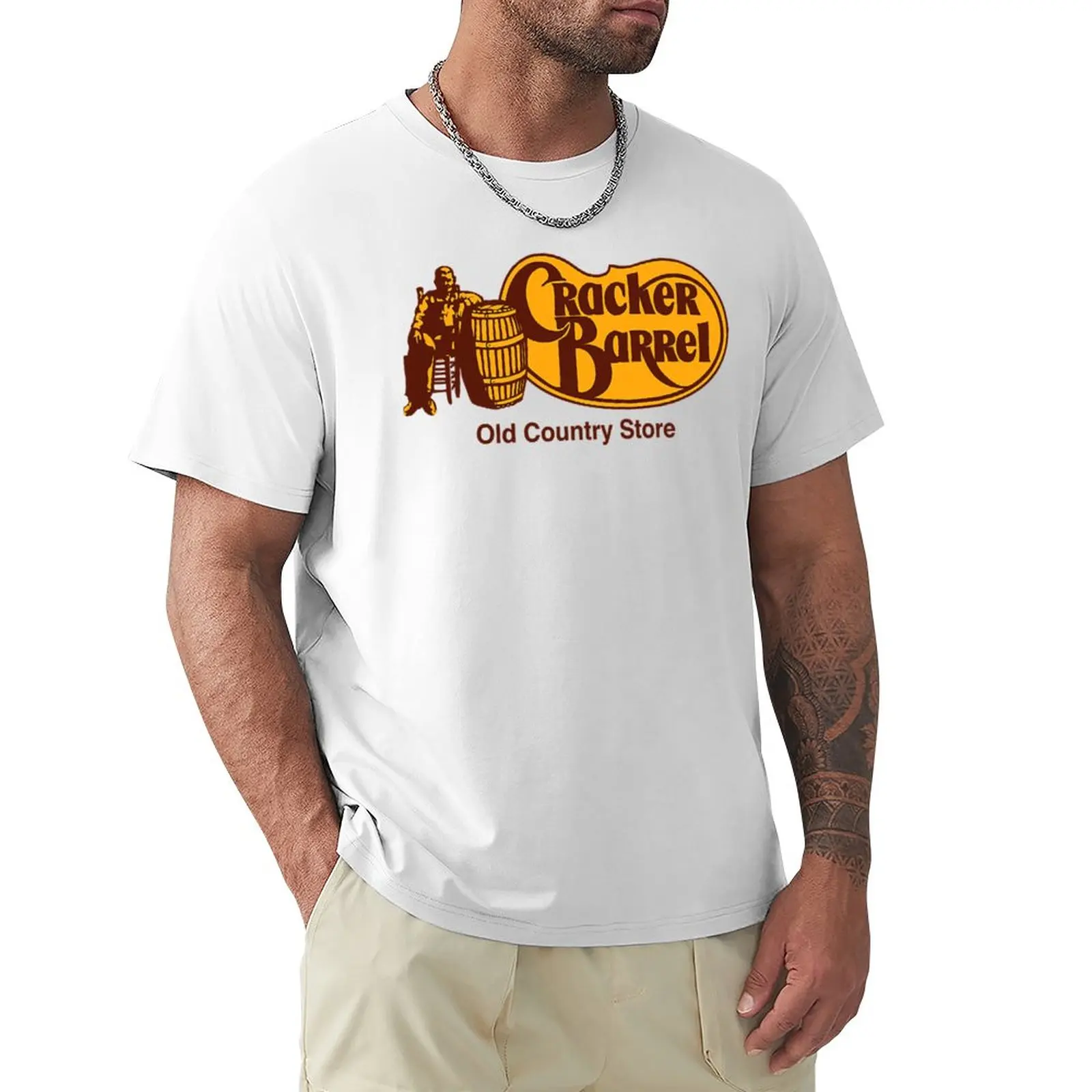 Cracker Barrels Restos T-Shirt kawaii clothes Blouse boys animal print shirt heavyweight t shirts for men