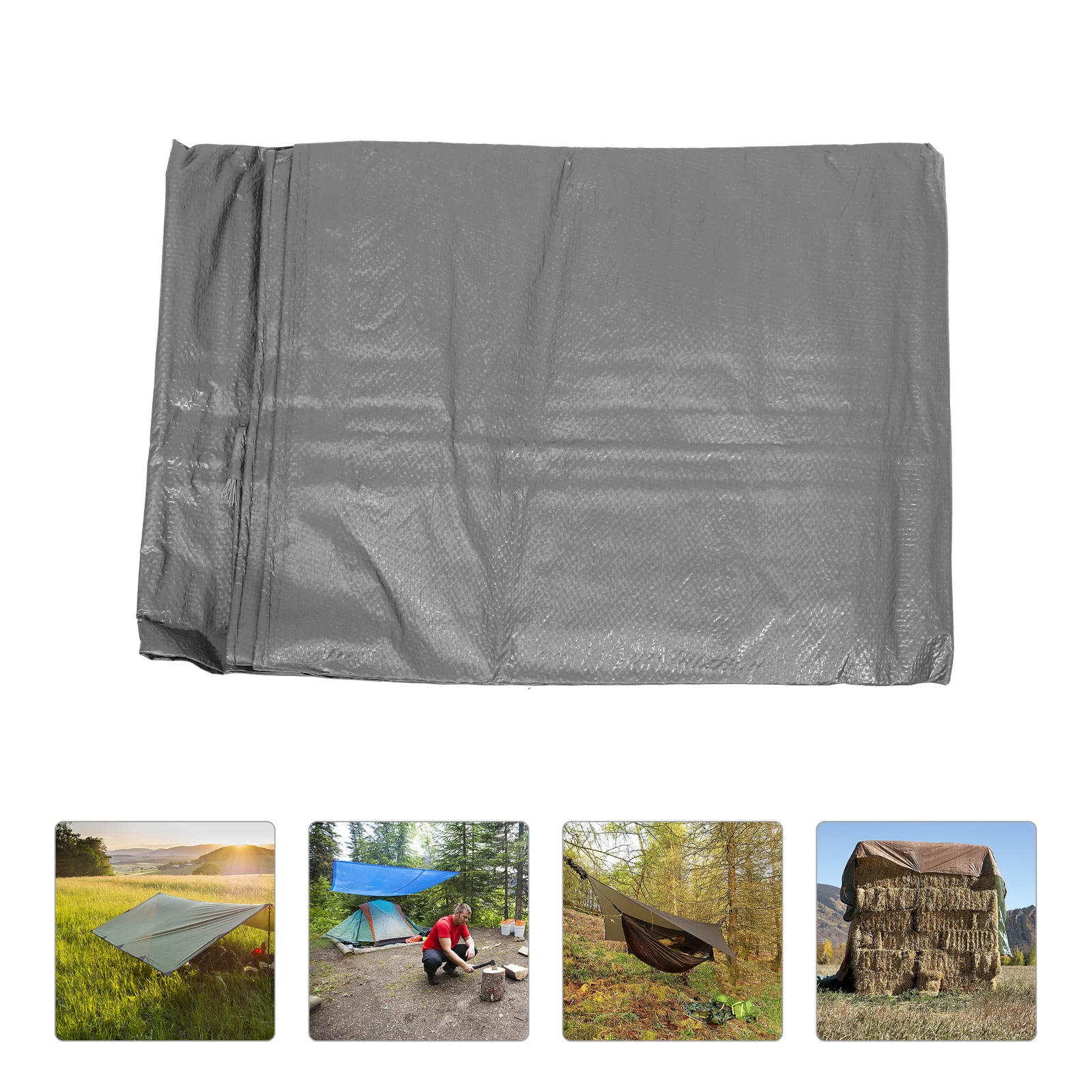 

Heavy Duty Waterproof Tarpaulin Outdoor Shade Canopy Greenhouse Sun Shade Cover Camping Tarp Cover Patio Rainproof Tarp Sheet