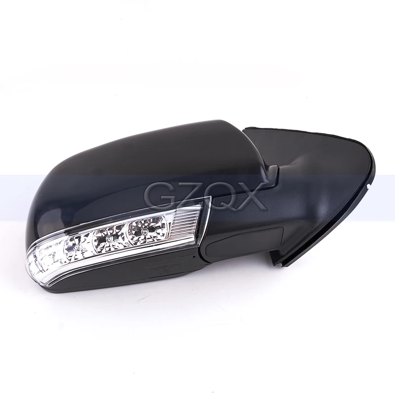CAPQX 8Wire Side Rearview Mirror assembly For Hyundai Santa Fe Santafe 2007-2012 2.4 2.7 For Veracruz IX55 Rear View Mirror