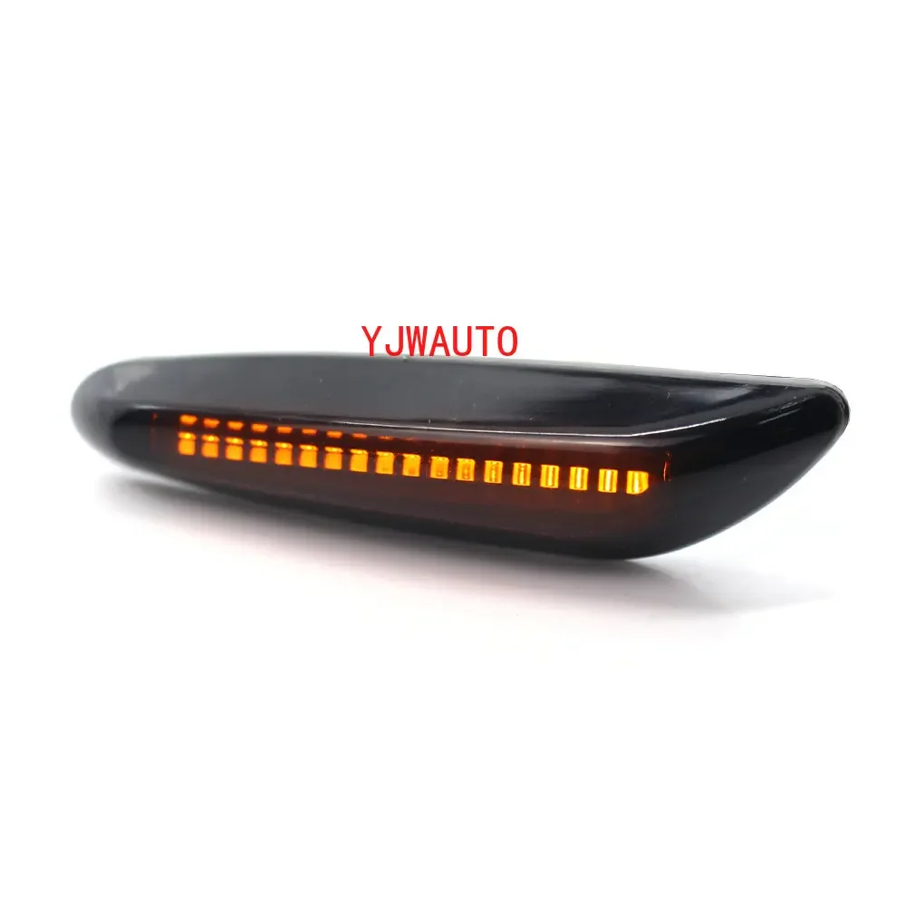 For BMW E46 E60 E90 E92 E93 E87 Side Marker Light Car Smoke Lens LED Side Marker Lights Turn Signal Blinker Lamp Lens Fender