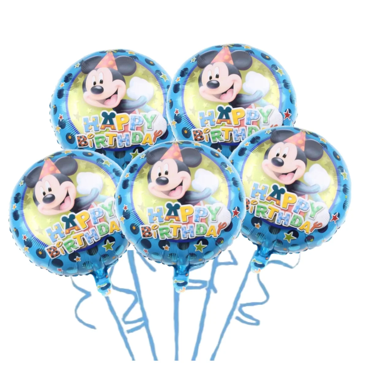5 pçs disney mickey minnie mouse folha balões de hélio chá de bebê festa de aniversário decoração de casamento suprimentos crianças brinquedo ar globos