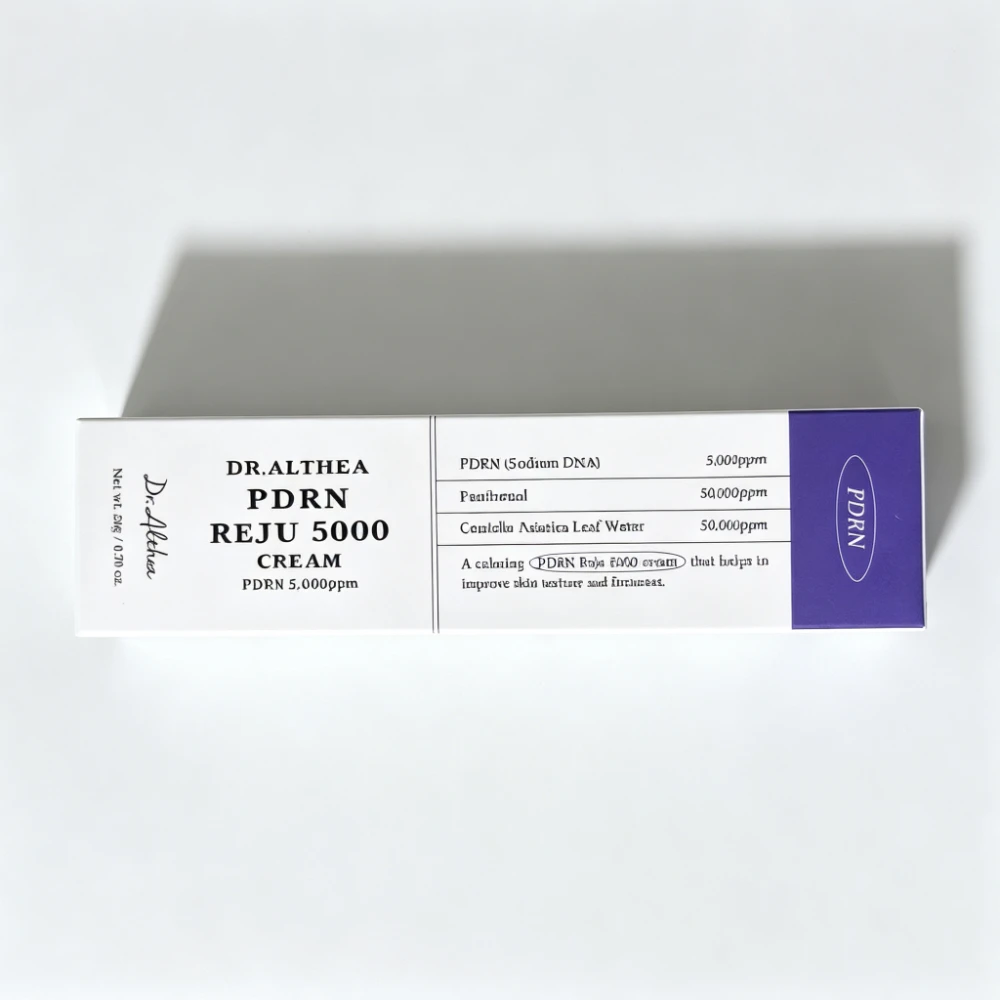 DrAlthea PDRN Reju 5000 Cream Vegan Soothing Moisturizer Panthenol Centella Hyaluronic Acid Barrier Repair Sensitive Skin Korean