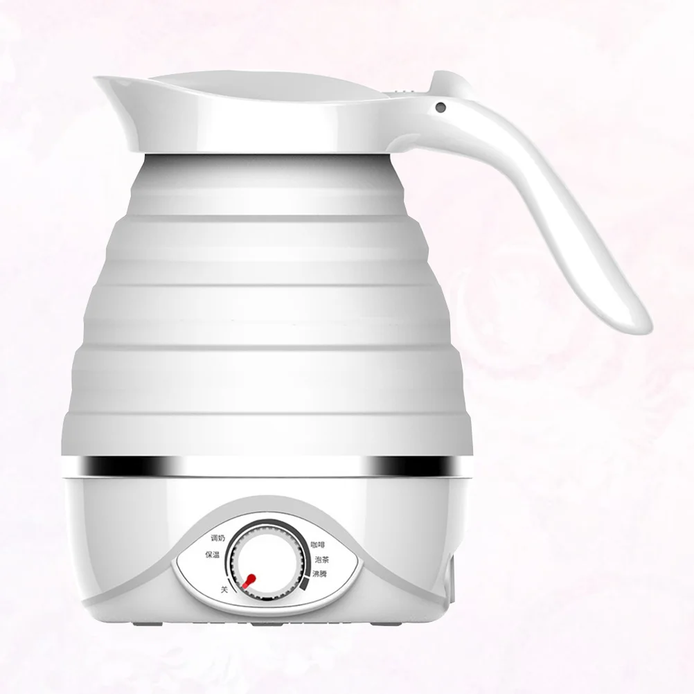 

700Ml 850W 100-240V Silicone Folding Electric Kettle -Minute Boil Collapsible Water Kettle For Home Outdoor Camping Hiking
