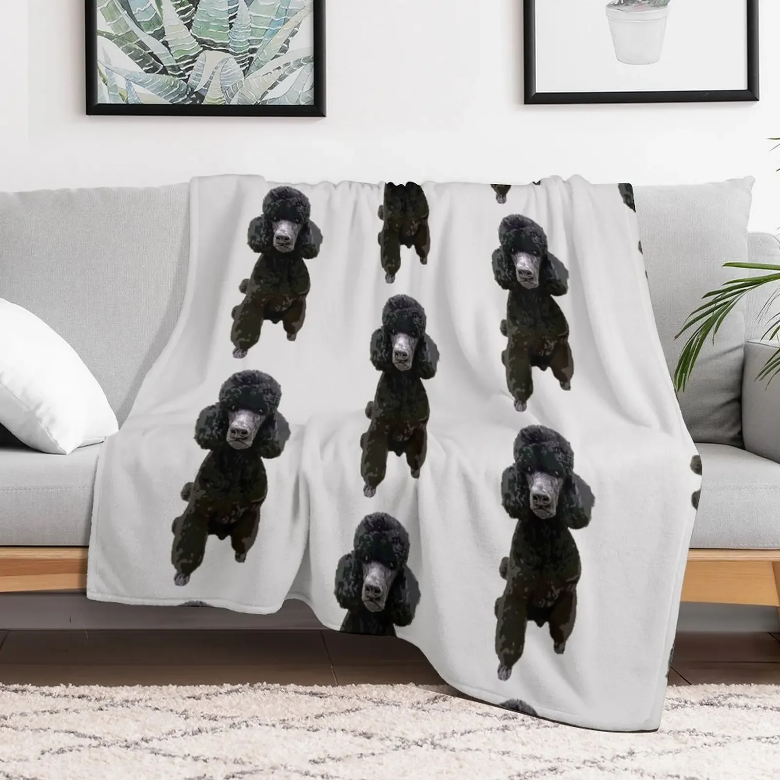 Poodle Gorgeous Style! Throw Blanket Soft Sherpa Fleece Warm Blanket for Winter