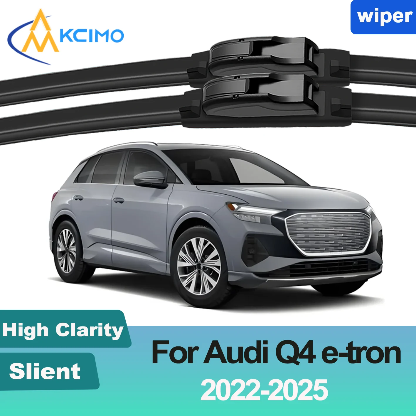 

2 шт. новые щетки стеклоочистителя переднего стекла для Audi Q4 e-tron F4 2022-2025, аксессуары для передних щеток авто стеклоочистителей 2025 2024